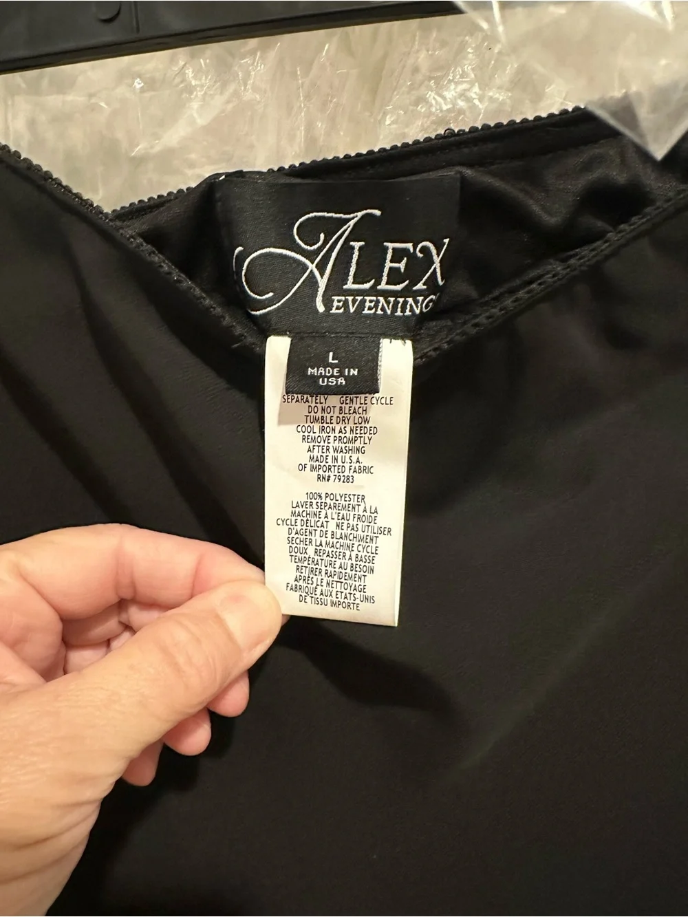 Alex Evenings flowing black